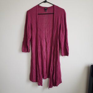 Torrid Wine Purple Cardigan